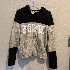 Victoria's Secret Pink Zip Up Hoodie - Size Women's M